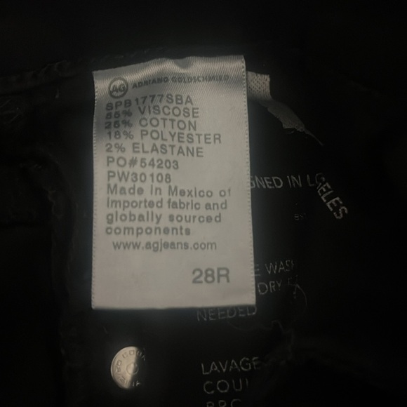 Farrah High Waist Ankle Skinny Jeans AG 28R - Picture 6 of 8